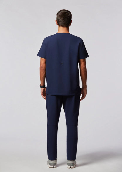 camiseta scrub masculina Tech Best Azul Marinho - Pijama Cirurgico
